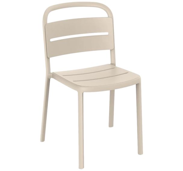 Lot 4 chaises COMO polypropylène - Resol