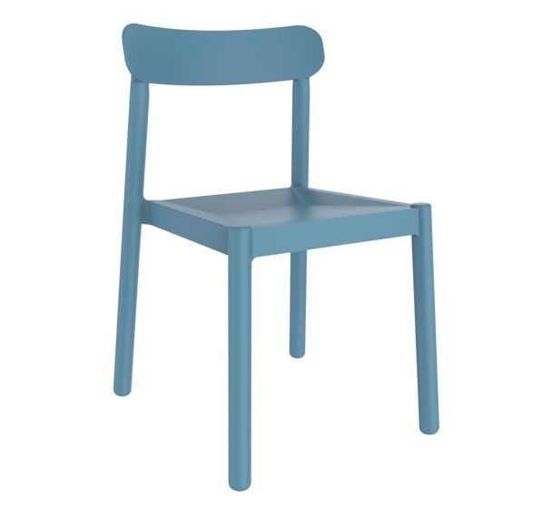 Lot 4 chaises ELBA polypropylène - Garbar