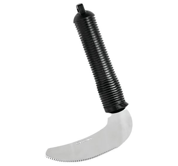 Lot de 6 couteaux d angle dentelé ERGOGRIP noir - Plastorex