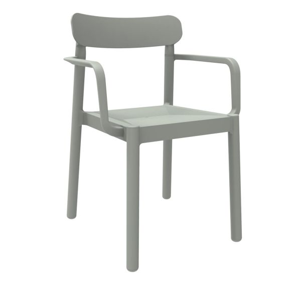 Lot 4 fauteuils ELBA polypropylène - Garbar