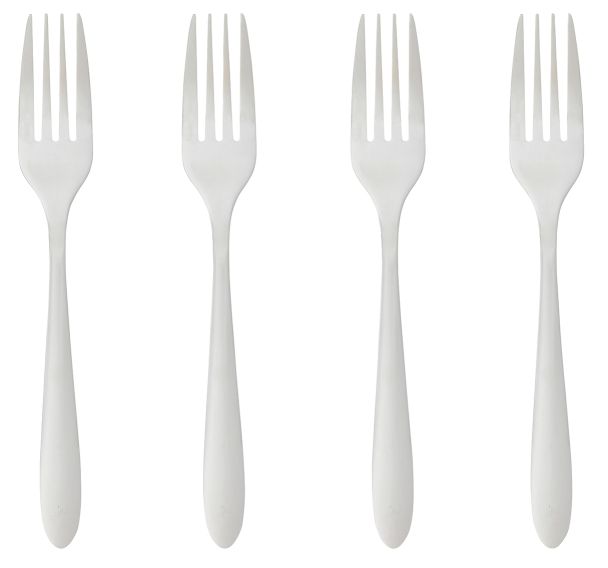 Lot de 4 fourchettes NEVIS inox