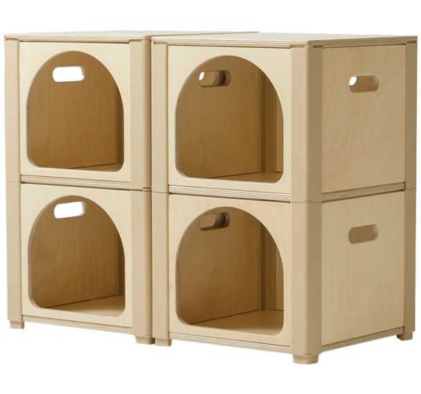 Lot de 4 gradins modulaires Cypre pour maternelle-Mirplay School
