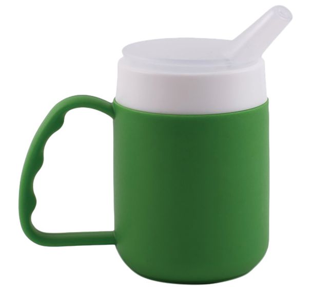 Lot de 4 tasses d'alimentation 1 poignée polypropylène - Plastorex