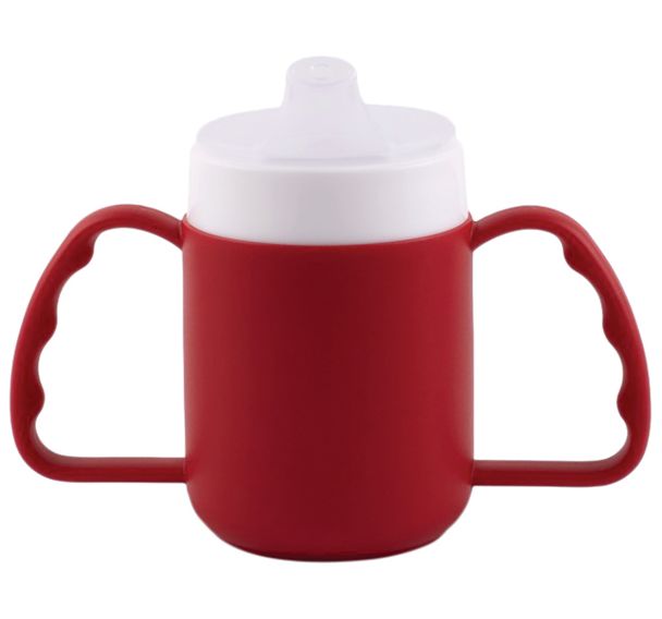 Lot de 4 tasses d'alimentation 2 poignées polypropylène - Plastorex