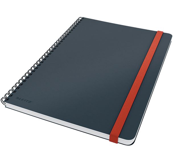 Lot de 5 Cahier Cosy ligné à spirale Gris