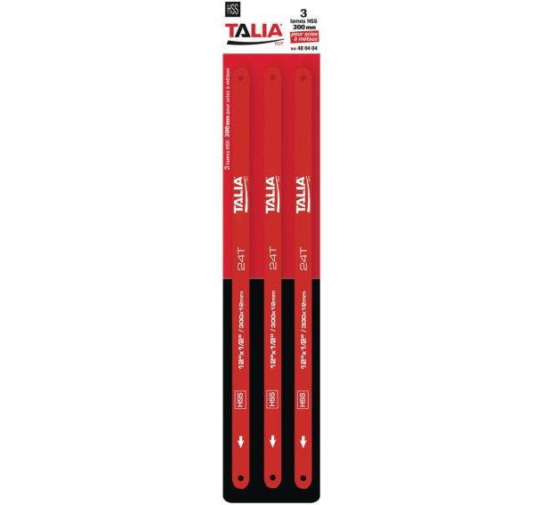 Lot de 5 Lame acier rapide HSS - Lot de 3