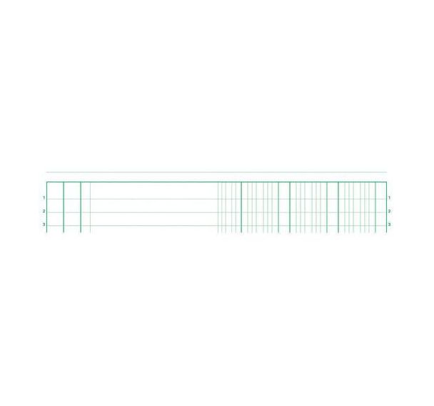 Lot de 5 Manifold 3 colonnes 29,7x21cm 50 feuillets dupli autocopiant