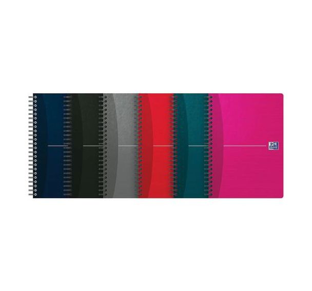Lot de 5 cahiers reliure intégrale A5 180 PAGES 90G