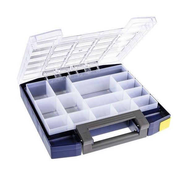 Lot de 5 mallettes Boxxser 55 5x5-15 avec 15 compart H:55mm