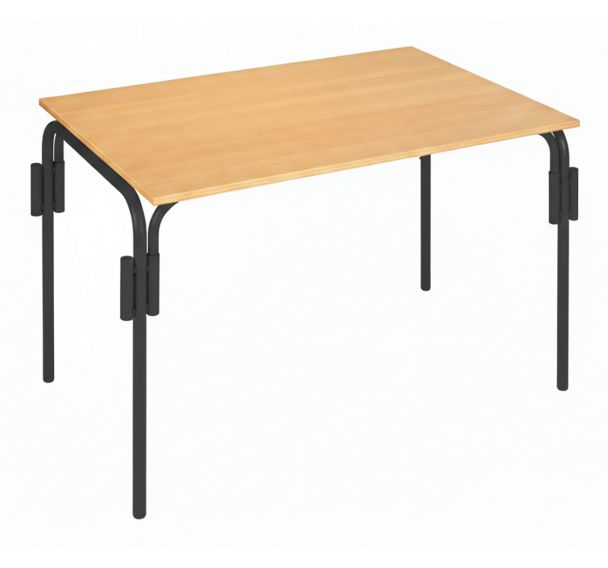 Lot de 5 tables de réunion Infini en stratifié