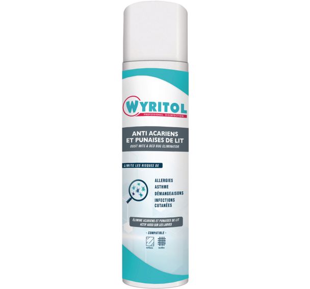Lot de 6 Anti acariens et punaises de lit en aérosol de 500ml