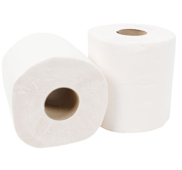 Lot de 6 Bobine de ouate 450 formats 2 plis - Blanche - Manutan