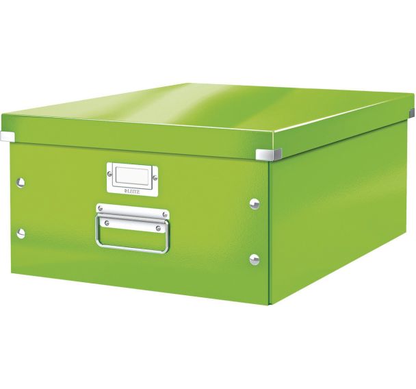 Lot de 6 Boîte & Store A3 Click & Store - vert - Leitz