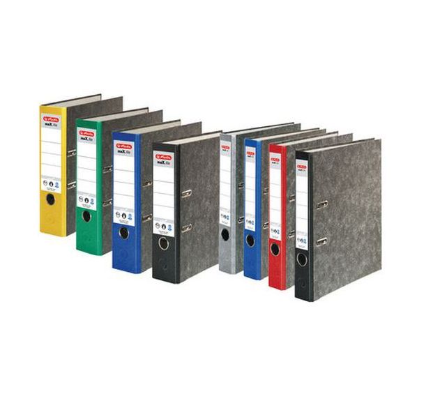 Lot de 6 Classeur maX.file nature, largeur dos: 50 mm