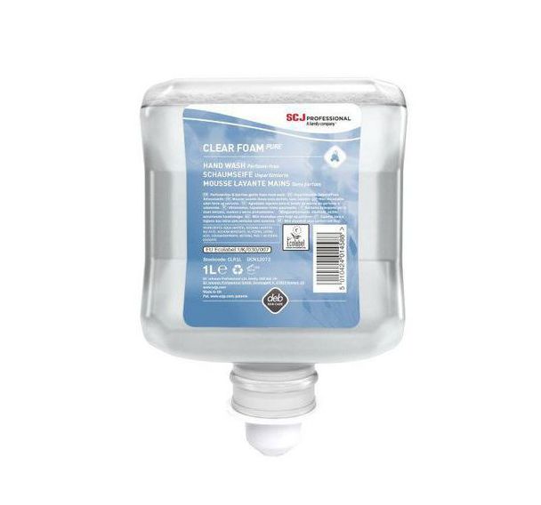Lot de 6 Clear Foam Pure Mousse Nettoyante 6X1L