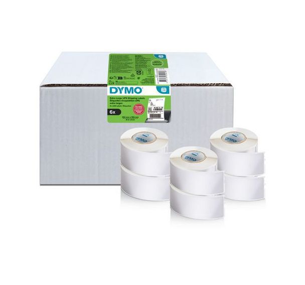 Lot de 6 Étiquette d'expédition et badge 104X159mm pour LabelWriter