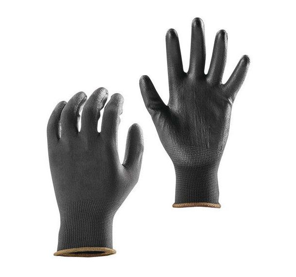 Lot de 6 Gants polyesther enduit polyuréthane - 10