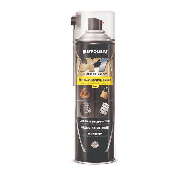 Lot de 6 Lubrifiant Multifonctions Aérosol X1 Excellent 500mL
