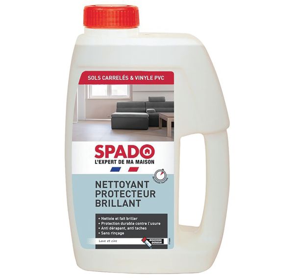 Lot de 6 Nettoyant protecteur brillant sols