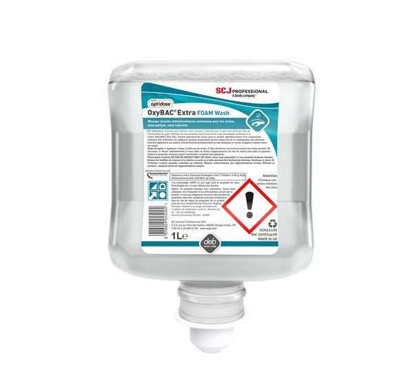 Lot de 6 Oxybac Extra Foam Mousse Antibac 6X1L