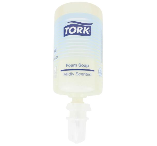 Lot de 6 Recharges de savon mousse doux - Tork S4 - 1 L