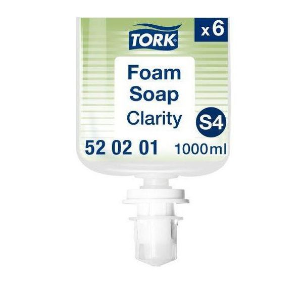 Lot de 6 Savon Mousse mains - S4 - 1000ml