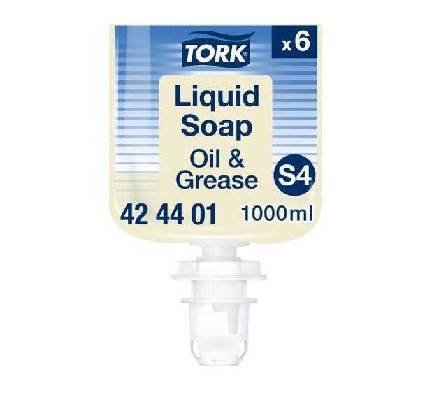 Lot de 6 Savon liquide - Spécial huile et graisse - S4 Premium