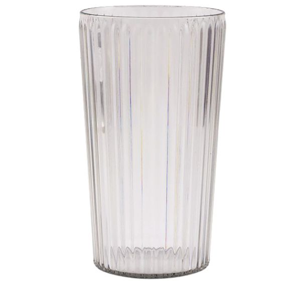 Lot 6 grands verres à eau RPET 48 cl transparent - Plastorex