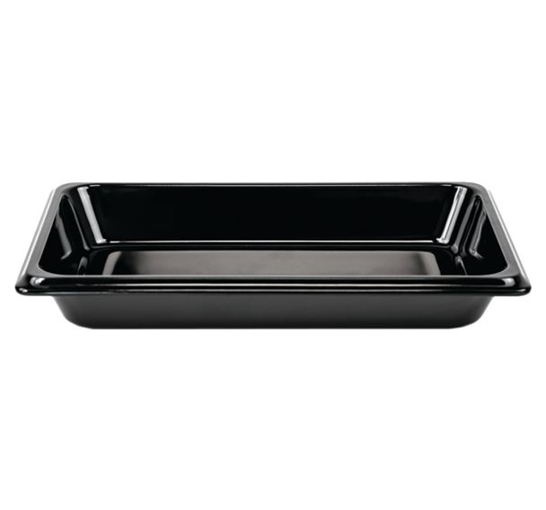 Lot de 6 plats gastronorme mélamine GN 1/4 26.5 x 16.2 x 4 - Plastorex