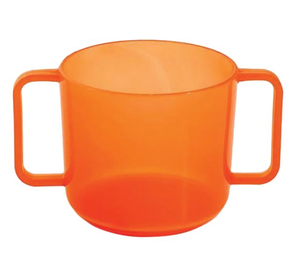 Lot 6 tasses à anses 20 cl polypropylène - Plastorex
