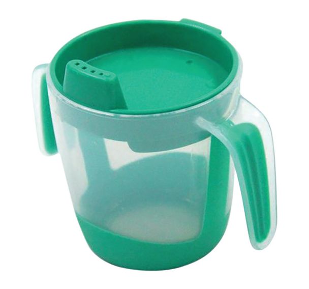 Lot 6 tasses à anses bec 22 cl polypropylène - Plastorex