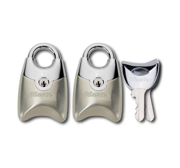 Lot de 8 Cadenas fusion à clé et anse protégée 195EUR