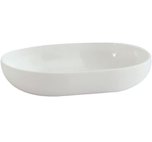 Lot de 8 Porte savon Inagua blanc en polystyrène