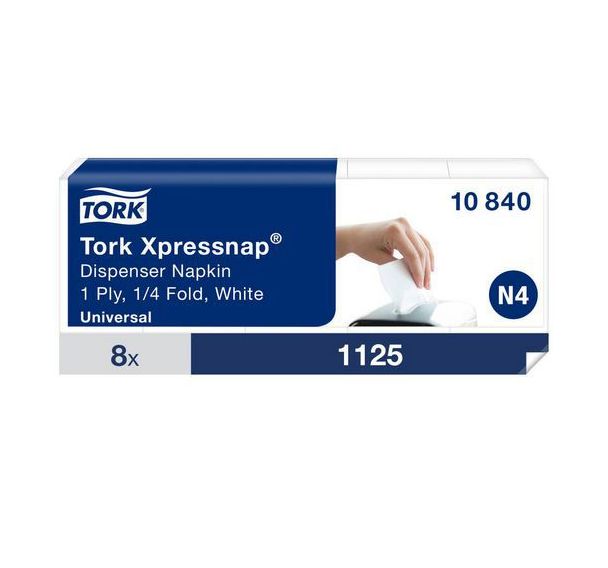 Lot de 9000 Serviette Enchevêtrée blanche pour distributeur N4 - Tork