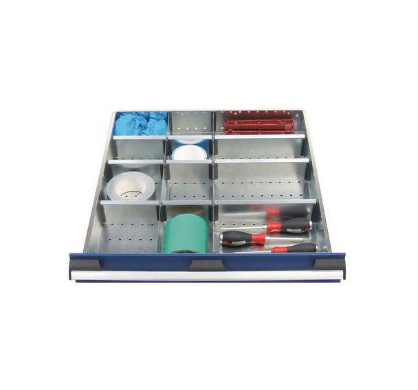 Lot de séparateurs pour armoire à tiroirs Bott SL-66 - Hauteur 12,7 cm