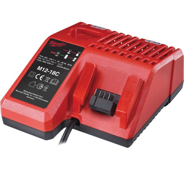 M12-18C - Chargeur 12V-14,4V, 18V, système M12 à M18
