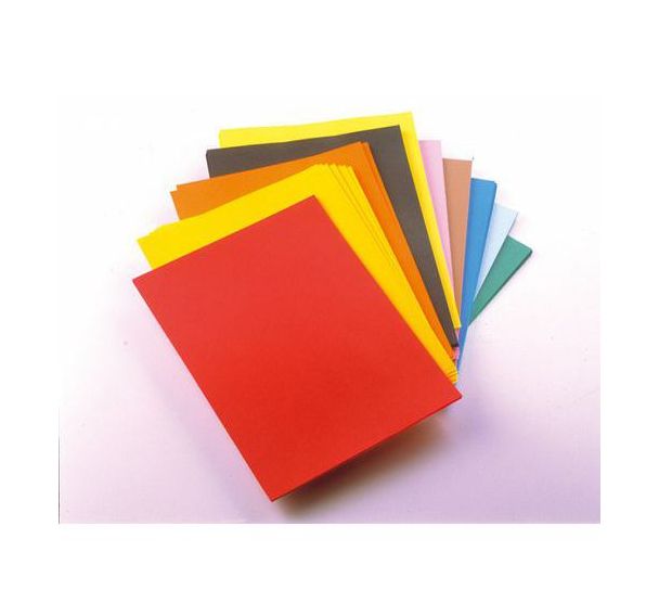 Main de 25 feuilles dessin couleurs assorties 240 g