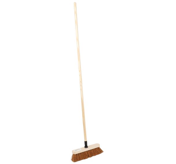 Manche en bois 1m30 et balai de rue 29cm - Manutan