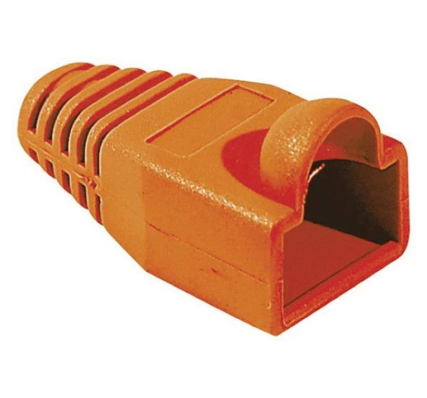 Manchons orange pour cable multibrins 6.5 mm de diamètre