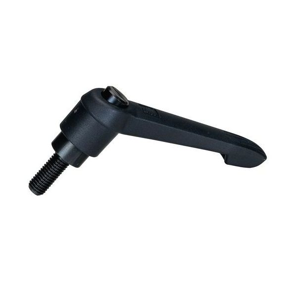 Manette indexable - Technoplastique polyamide - Avec tige filetée