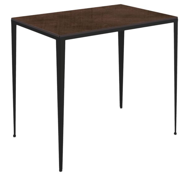 Mange debout Bolonia rectangulaire strat compact pièt. acier - Jayso