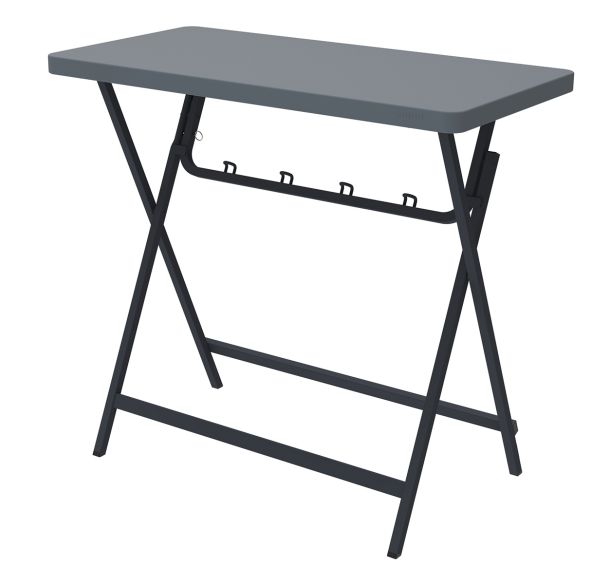 Mange debout Cocktail 120 pliant - 120 x 61 cm gris bleuté