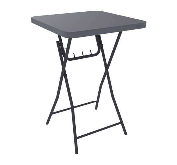 Mange debout Cocktail 76 pliant - 70 x 70 cm gris bleuté
