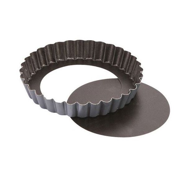 Manqué rond cannelé Exopan®, fond mobile - Matfer