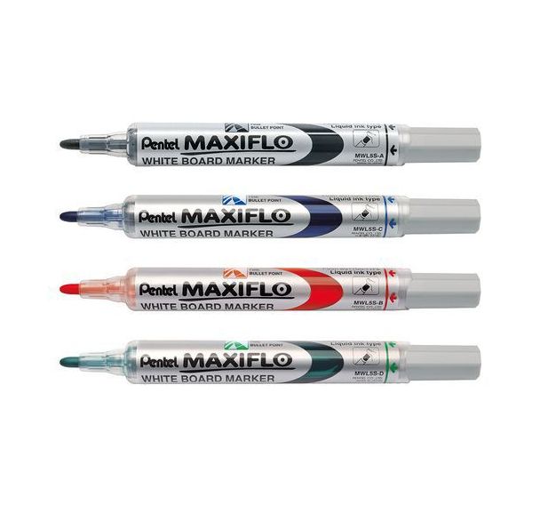Marqueur maxiflo effaçable à sec pointe ogive 4 mm - Pentel