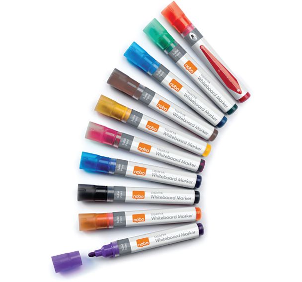 Marqueur tableau Liquid Ink pointe Ogive Pack 10 Assortis
