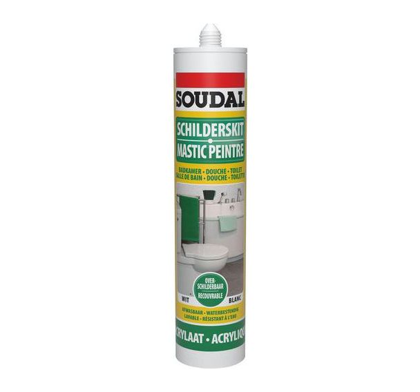 Mastic peintre sanitaire 290 ml blanc