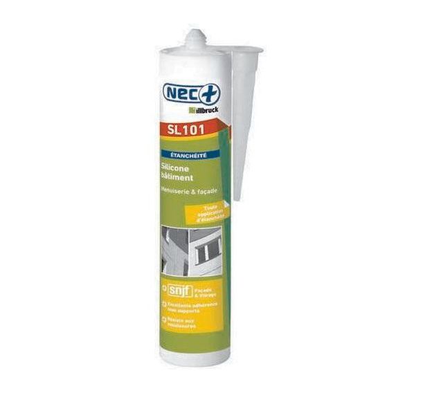 Mastic silicone bâtiment