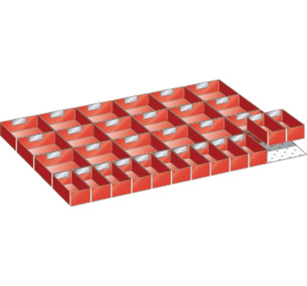 Matériel de subdivision pour tiroirs 918x612x50mm
