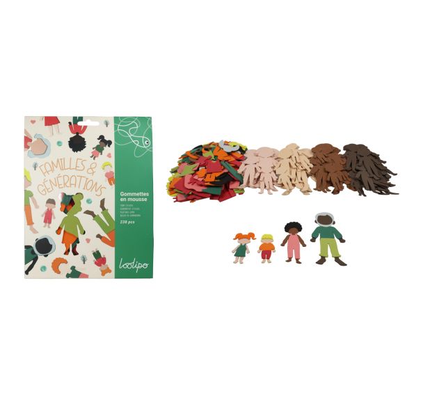 Maxi pack mousse Familles du monde 237pcs